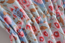 Load image into Gallery viewer, Floral Print ,Bohemian Maxi Dresses , Boho Dress
