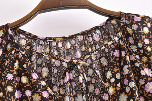 Floral Print, Bohemian Blouses, Boho Shirts