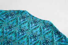 Load image into Gallery viewer, Boho Dress, Bohemian Maxi Dress,Green Floral Print

