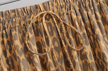 Load image into Gallery viewer, Leopard Floral print ,Boho Maxi Skirt
