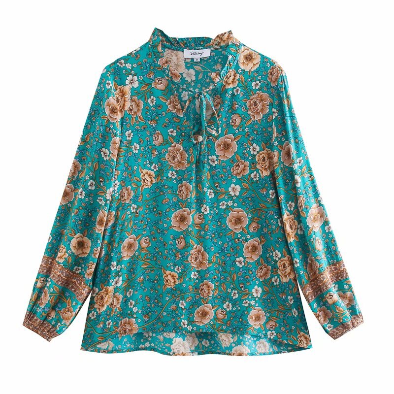 Boho Blouse, Vintage shirts,Floral print