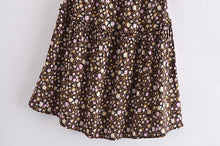 Load image into Gallery viewer, Floral  print,, boho skirt , Bohemian mini skirts
