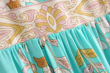 Load image into Gallery viewer, Floral Print,Bohemian Midi  Sundress,Boho Dress
