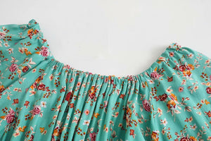 Maxi Dress, Boho Sundress,Floral print