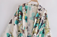 Load image into Gallery viewer, Tie Dye Print , Bohemian Robe,Boho Kimono
