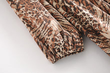 Load image into Gallery viewer, Maxi Dress, Boho Sundress,Leopard Print
