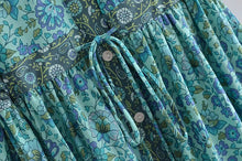 Load image into Gallery viewer, Floral Print , Bohemian Sundress,Boho Maxi Dress
