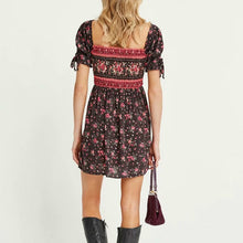 Load image into Gallery viewer, Mini Dress, Boho Sundress,Floral print
