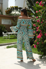 Load image into Gallery viewer, Boho Sets, Floral Print ,Pants and Tops Outfits
