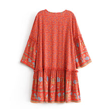 Load image into Gallery viewer, Mini Dress, Boho Sundress,Bohemian Cover up
