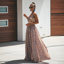 Load image into Gallery viewer, Floral Print ,Bohemian Maxi Dress,Boho Sundress
