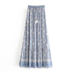 Boho Sets, Maxi Skirt and Tops, Wild Flower