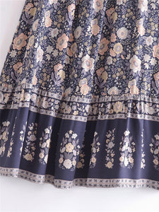 Floral Printed, Bohemian Skirt ,Boho Maxi Skirts