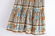 Load image into Gallery viewer, Boho Mini Skirt ,Bohemian Rayon Cotton Skirts
