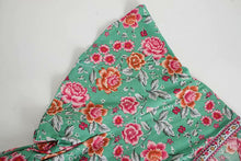 Load image into Gallery viewer, Floral Print V-neck,Boho Sundress,Boho Mini Dress
