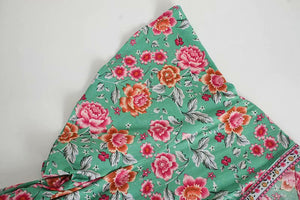 Floral Print V-neck,Boho Sundress,Boho Mini Dress
