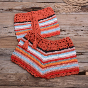 Colorful hollow,Bikini Swimsuit , Biquini Swim Beachwear