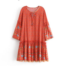 Load image into Gallery viewer, Mini Dress, Boho Sundress,Bohemian Cover up
