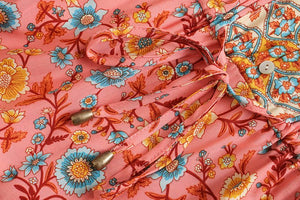 Boho Dress ,Floral Print ,Maxi Dress