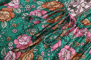 Floral Print,Bohemian Dresses,Boho Sundress