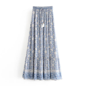 Boho Sets, Maxi Skirt and Tops, Wild Flower
