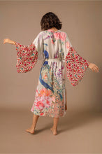 Load image into Gallery viewer, Floral Print Kimono,Bohemian Cover-ups,Boho Robe
