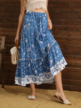 Load image into Gallery viewer, Elastic Waist Boho Skirt,A-line Maxi Skirts
