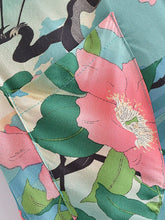 Load image into Gallery viewer, Green Crane Wide Leg Pant,Loose Boho Pants
