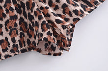 Load image into Gallery viewer, Leopard Floral Print ,Bohemian Short ,Boho Loose Shorts
