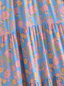 Floral Print ,Bohemian Maxi Dress,Boho Dresses Robe