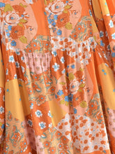 Load image into Gallery viewer, Lantern Sleeve Dresses,Bohemian Mini Dress
