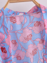 Load image into Gallery viewer, Floral Print Robe,Bohemian Kimono,Boho Cover-ups
