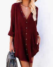 Load image into Gallery viewer, Long Sleeve Boho Shirts,Loose Casual Blouse
