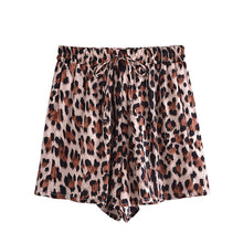 Load image into Gallery viewer, Leopard Floral Print ,Bohemian Short ,Boho Loose Shorts

