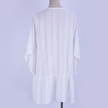 Load image into Gallery viewer, Solid Hollow Out Shirt,Boho Shirts
