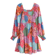 Load image into Gallery viewer, Elastic Chest Dresses,Bohemian Mini Dress
