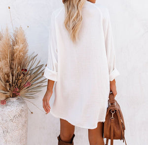 Long Sleeve Boho Shirts,Loose Casual Blouse