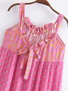 Ruffles Strap Dresses,Bohemian Maxi Dress