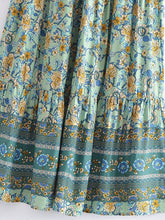 Load image into Gallery viewer, Beach Bohemian Floral Print , High Elastic Waist ,Boho Maxi Skirts
