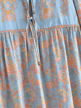 Load image into Gallery viewer, Bohemian Maxi Dress,Boho Robe Kaftan
