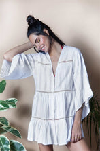 Load image into Gallery viewer, Solid Hollow Out Shirt,Boho Shirts
