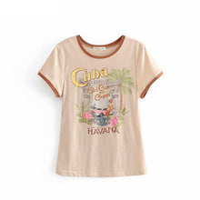 Load image into Gallery viewer, Boho Tees,Vintage T Shirt ,Cuba Havana
