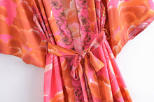 Load image into Gallery viewer, Star and Moon,Bohemian Kimono,Boho Cover-ups
