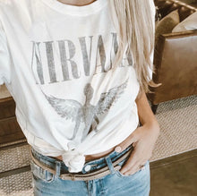 Load image into Gallery viewer, Boho Tees,Vintage T shirt ,NIRVANA
