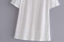 Load image into Gallery viewer, Boho Tees,Vintage T shirt ,statue floral print
