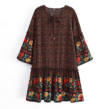 Load image into Gallery viewer, Mini Dress, Boho Sundress,Bohemian Cover up
