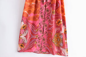 Star and Moon,Bohemian Kimono,Boho Cover-ups