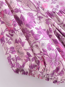 Bohemian Midi Dress ,Beachwear Lady, Happie Dresses Robe